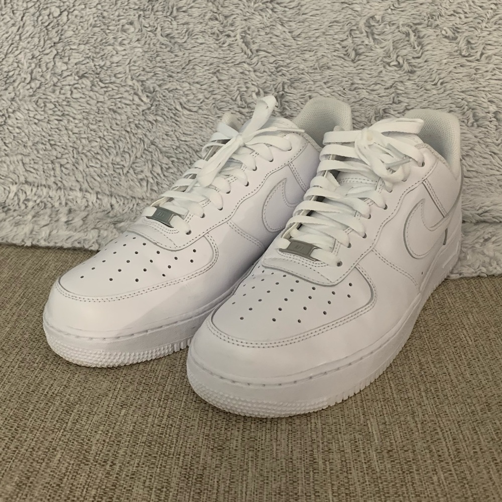 NIKE AIR FORCE 1, men, white, size 11.5